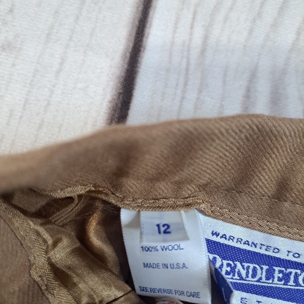 3 FOR 12 SALE PENDLETON 100% Virgin Wool Size 12 Skirt - Picture 8 of 16